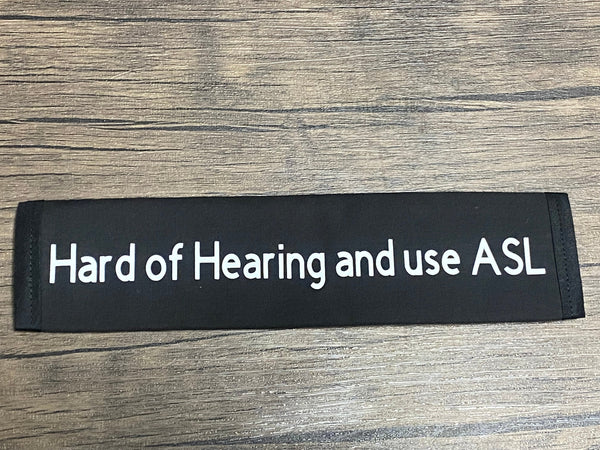 Pullover Pal Seat Belt Covers (Hard of Hearing, Hard of Hearing and use ASL, Hard of Hearing I wear Hearing Aids & Hearing Impaired