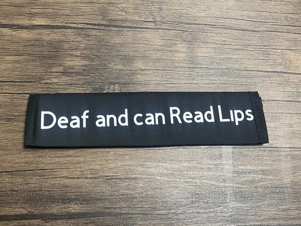 Pullover Pal Seat Belt Covers ( I am Deaf,Deaf wears hearing aids and uses ASL, Deaf and can Read Lips, DeafBlind, & I am deaf and use ASL)