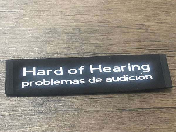 Pullover Pal Seat Belt Covers (Hard of Hearing, Hard of Hearing and use ASL, Hard of Hearing I wear Hearing Aids & Hearing Impaired