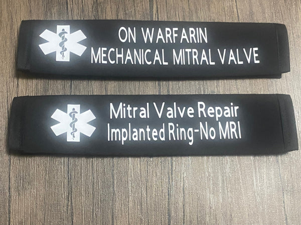 Black Pullover Pal Seat Belt Cover (ON WARFARIN MECHANICAL MITRAL VALVE & MITRAL VALVE REPAIR (IMPLANTED RING-NO MRI)