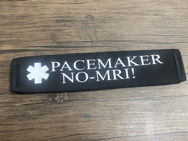Pullover Pal Black Seat belt Cover (SICD Defibrillator, Pacemaker,PACEMAKER NO MRI!, Implanted Defibrillator, Pacemaker/Defibrillator & Implanted Cardiac Device