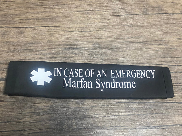 Black Pullover Pal Seat Belt Cover (Mechanical Aortic Valve,Marfan Syndrome,Loeys-Dietz Syndrome,Aortic Dissection, Aortic disorder, Aortic Aneurysm, and Risk of Aortic Dissection,