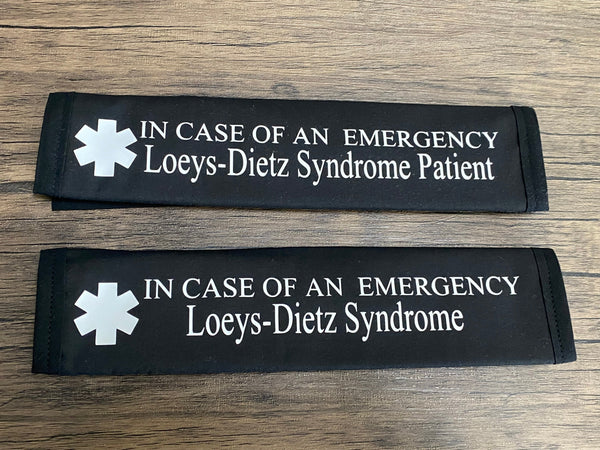 Black Pullover Pal Seat Belt Cover (Mechanical Aortic Valve,Marfan Syndrome,Loeys-Dietz Syndrome,Aortic Dissection, Aortic disorder, Aortic Aneurysm, and Risk of Aortic Dissection,