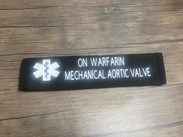 Black Pullover Pal Seat Belt Cover (ON WARFARIN MECHANICAL MITRAL VALVE & MITRAL VALVE REPAIR (IMPLANTED RING-NO MRI)