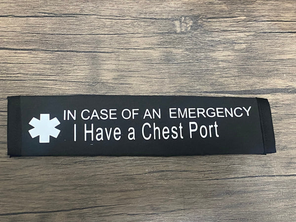 Pullover Pal Seat Belt Cover (Chest port, Cancer,Chemo , Fibromyalgia Patient,Hemophilia,Thrombophilia,Heart Condition, & In Case of Emergency