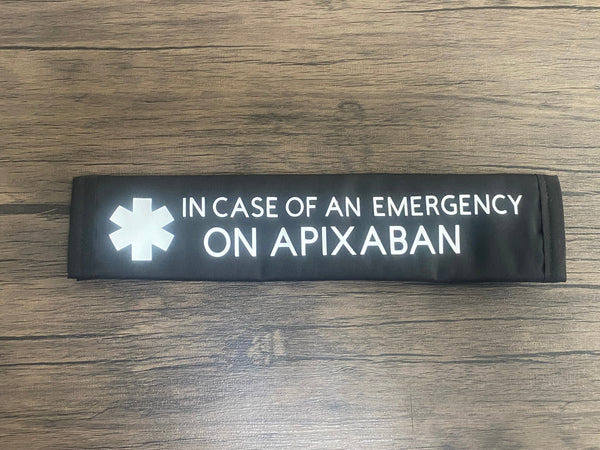 Black Pullover Pal Seat Belt Cover (In Case Of An Emergency) On APIXABAN,On Eliquis and Plavix, Protein C-Deficiency, On Eliquis, V-MEDs, & Xarelto