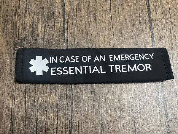 Black & Hot Pink Seat Belt Cover (Parkinsons)( TREMORS)(ESSENTIAL TREMOR)
