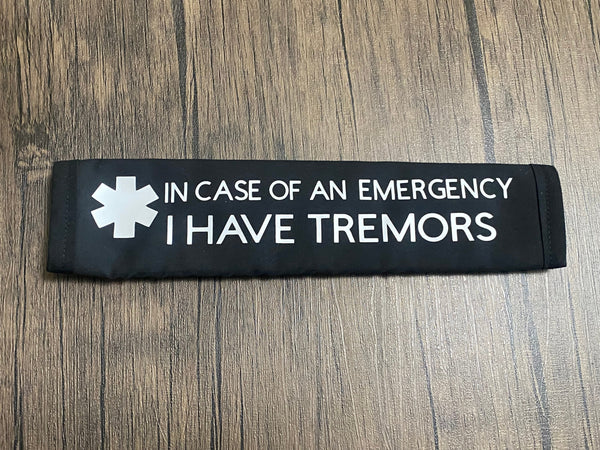 Black & Hot Pink Seat Belt Cover (Parkinsons)( TREMORS)(ESSENTIAL TREMOR)