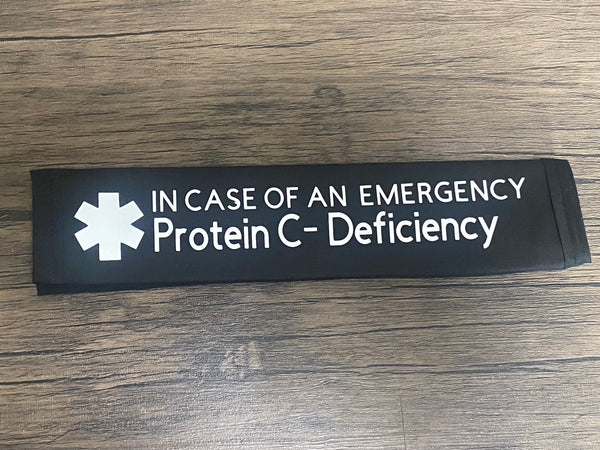 Black Pullover Pal Seat Belt Cover (In Case Of An Emergency) On APIXABAN,On Eliquis and Plavix, Protein C-Deficiency, On Eliquis, V-MEDs, & Xarelto