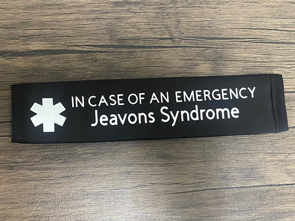 Black, Orange, & Hot Pink Seat Belt Cover Epilepsy & VNS Magnet,Sunflower Syndrome, (I HAVE SEIZURES, I Have Epilepsy I May Have A Seizure) & Jeavons Syndrome