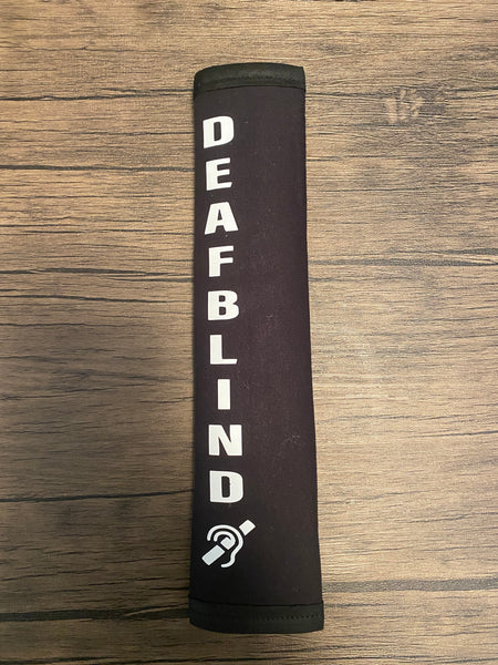 Pullover Pal Seat Belt Covers ( I am Deaf,Deaf wears hearing aids and uses ASL, Deaf and can Read Lips, DeafBlind, & I am deaf and use ASL)