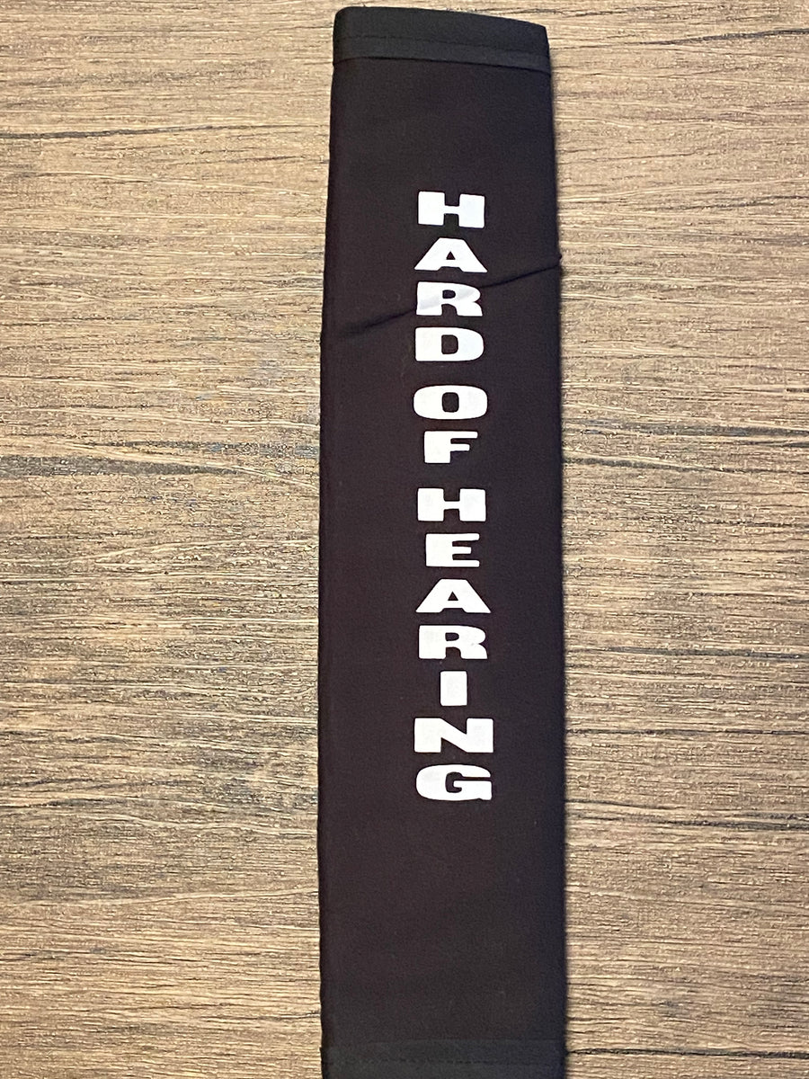 Pullover Pal Seat Belt Covers (Hard of Hearing, Hard of Hearing and us