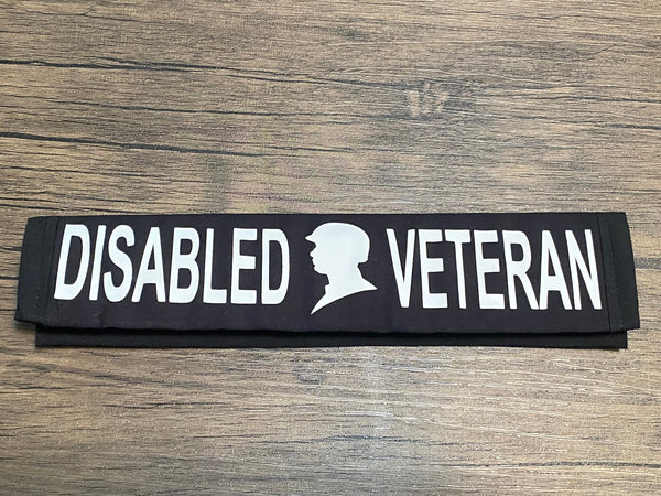 Pullover Pal Veteran Seat Belt Covers-Veteran U.S. Coast Guard,Army, Navy, Air Force, Marine, Vietnam Veteran, Deaf Disabled, & Disabled Veteran