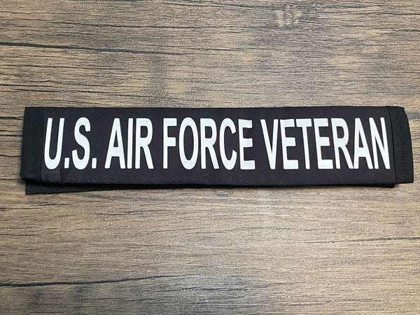 Pullover Pal Veteran Seat Belt Covers-Veteran U.S. Coast Guard,Army, Navy, Air Force, Marine, Vietnam Veteran, Deaf Disabled, & Disabled Veteran