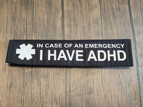 Black & Puzzle Pullover Pal Seat Belt Cover( AUTISM/EPILEPSY) (Autism&ADHD, NEURO DIVERSITY, I HAVE ADHD, Puzzle Autism Logo, Autism Spectrum Disorder & Non-Verbal Autism