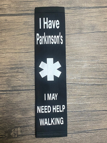 Black & Hot Pink Seat Belt Cover (Parkinsons)( TREMORS)(ESSENTIAL TREMOR)