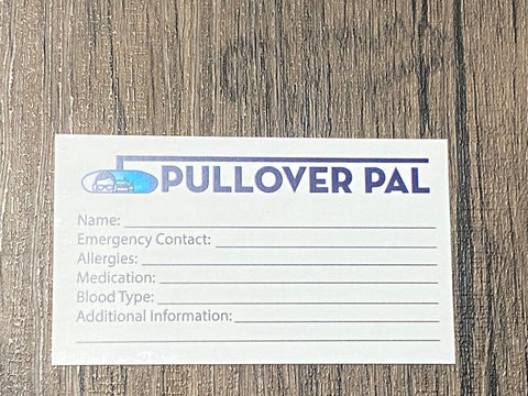 Pullover Pal Medical Card