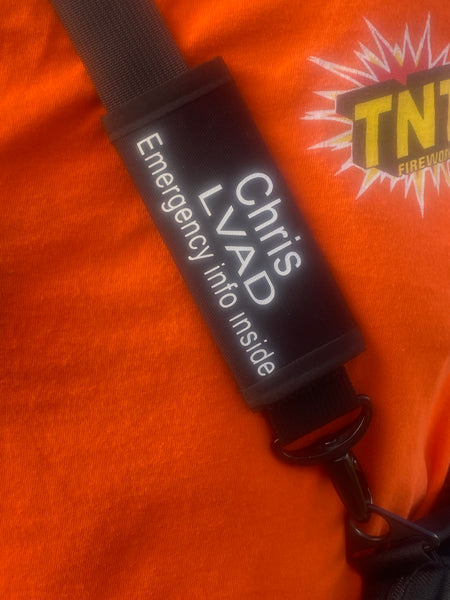 Pullover Pal Awareness Seat Belt Covers (IN CASE OF AN EMERGENCY) LVAD & RVAD MEDICAL INFO INSIDE
