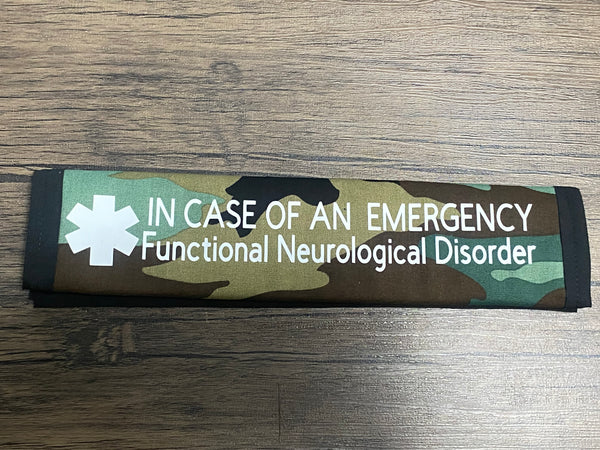 Pullover Pal Awareness Seat Belt Covers (IN CASE OF AN EMERGENCY) Functional Neurological Disorder