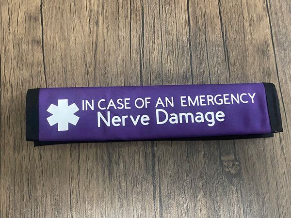 Pullover Pal Awareness Seat Belt Covers (IN CASE OF AN EMERGENCY) NERVE DAMAGE