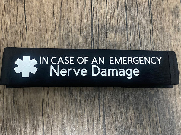 Pullover Pal Awareness Seat Belt Covers (IN CASE OF AN EMERGENCY) NERVE DAMAGE