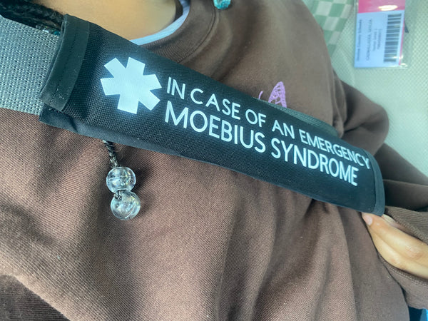 Pullover Pal Awareness Seat cover ( IN CASE OF AN EMERGENCY) MOEBIUS SYNDROME