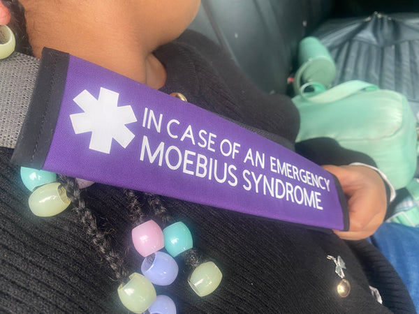 Pullover Pal Awareness Seat cover ( IN CASE OF AN EMERGENCY) MOEBIUS SYNDROME