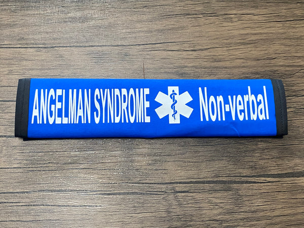 Pullover Pal Awareness Seat cover ( IN CASE OF AN EMERGENCY) ANGELMAN SYNDROME