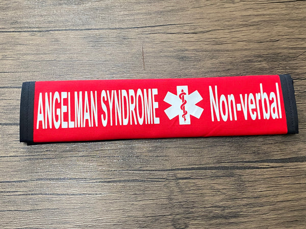 Pullover Pal Awareness Seat cover ( IN CASE OF AN EMERGENCY) ANGELMAN SYNDROME