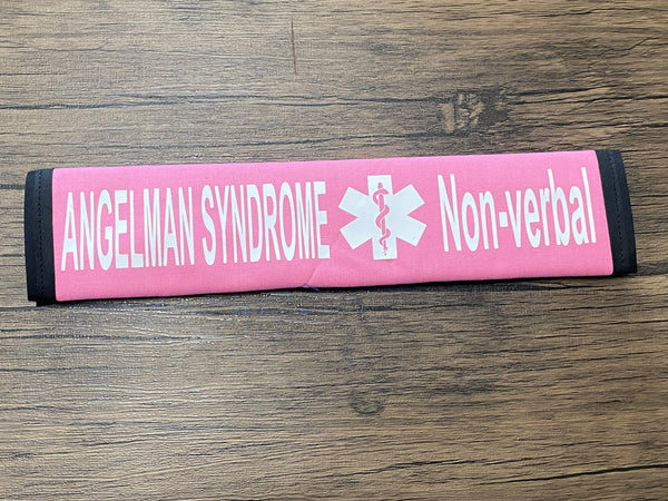 Pullover Pal Awareness Seat cover ( IN CASE OF AN EMERGENCY) ANGELMAN SYNDROME