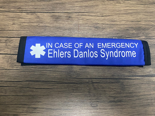 Black Pullover Pal Awareness Seat Belt Cover (In Case of an Emergency) Classical, Hypermobility Spectrum Disorder, Hypermobile Ehlers Danlos Syndrome, Ehlers Danlos Syndrome & Vascular