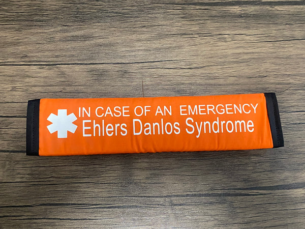 Black Pullover Pal Awareness Seat Belt Cover (In Case of an Emergency) Classical, Hypermobility Spectrum Disorder, Hypermobile Ehlers Danlos Syndrome, Ehlers Danlos Syndrome & Vascular