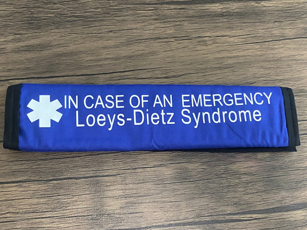 Black Pullover Pal Seat Belt Cover (Mechanical Aortic Valve,Marfan Syndrome,Loeys-Dietz Syndrome,Aortic Dissection, Aortic disorder, Aortic Aneurysm, and Risk of Aortic Dissection,