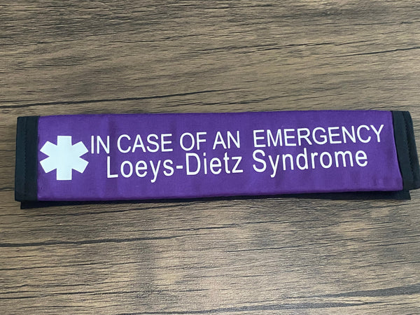 Black Pullover Pal Seat Belt Cover (Mechanical Aortic Valve,Marfan Syndrome,Loeys-Dietz Syndrome,Aortic Dissection, Aortic disorder, Aortic Aneurysm, and Risk of Aortic Dissection,