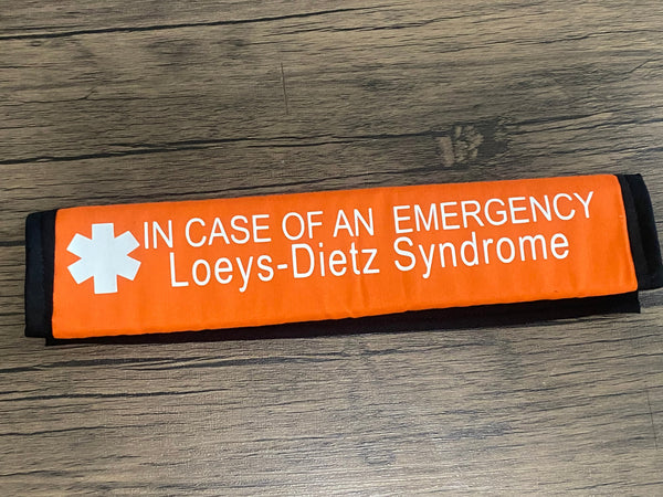 Black Pullover Pal Seat Belt Cover (Mechanical Aortic Valve,Marfan Syndrome,Loeys-Dietz Syndrome,Aortic Dissection, Aortic disorder, Aortic Aneurysm, and Risk of Aortic Dissection,