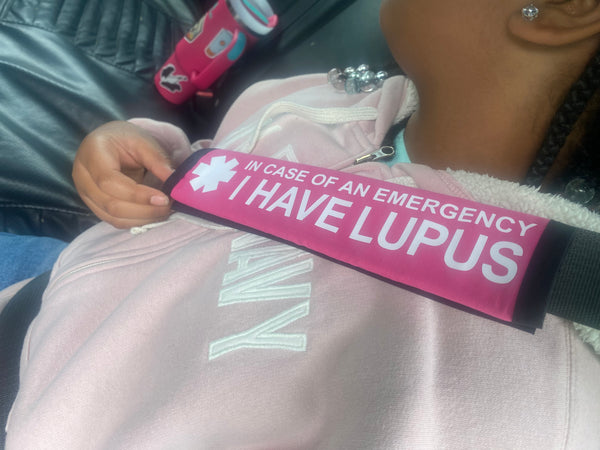 Pullover Pal Seat Belt Cover ( In Case of An Emergency I Have Lupus)
