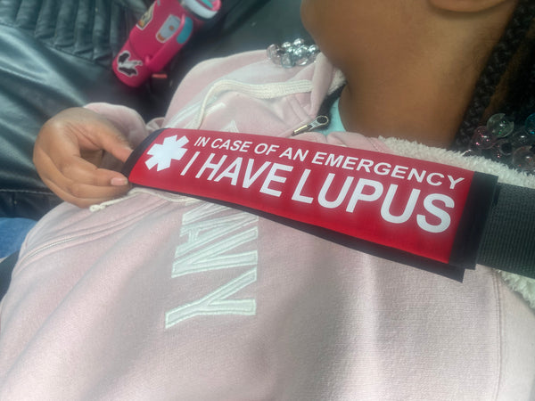 Pullover Pal Seat Belt Cover ( In Case of An Emergency I Have Lupus)