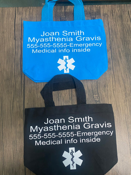 Pullover Pal Myasthenia Gravis Pouch and Bag