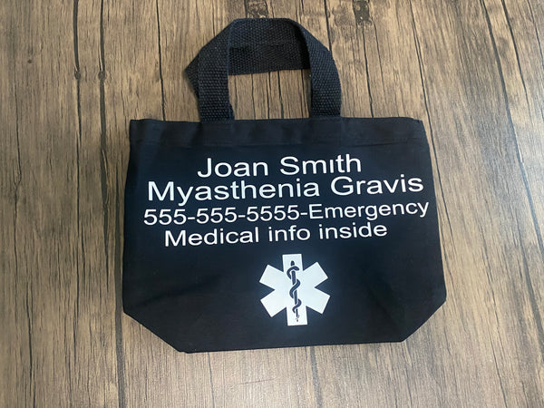 Pullover Pal Myasthenia Gravis Pouch and Bag