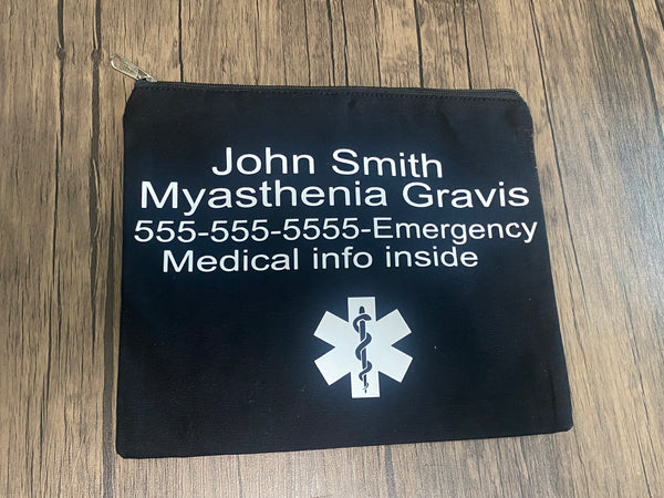 Pullover Pal Myasthenia Gravis Pouch and Bag