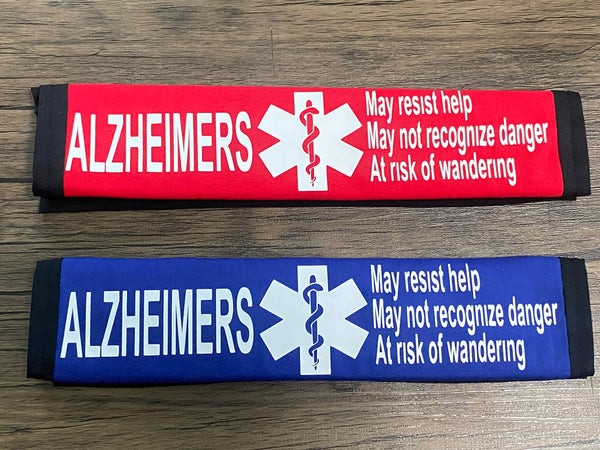 Pullover Pal Seat Belt Cover ( Alzheimers, Dementia, Lewy Body, Vascular, Alzheimer Sclerosis, Frontotemporal)