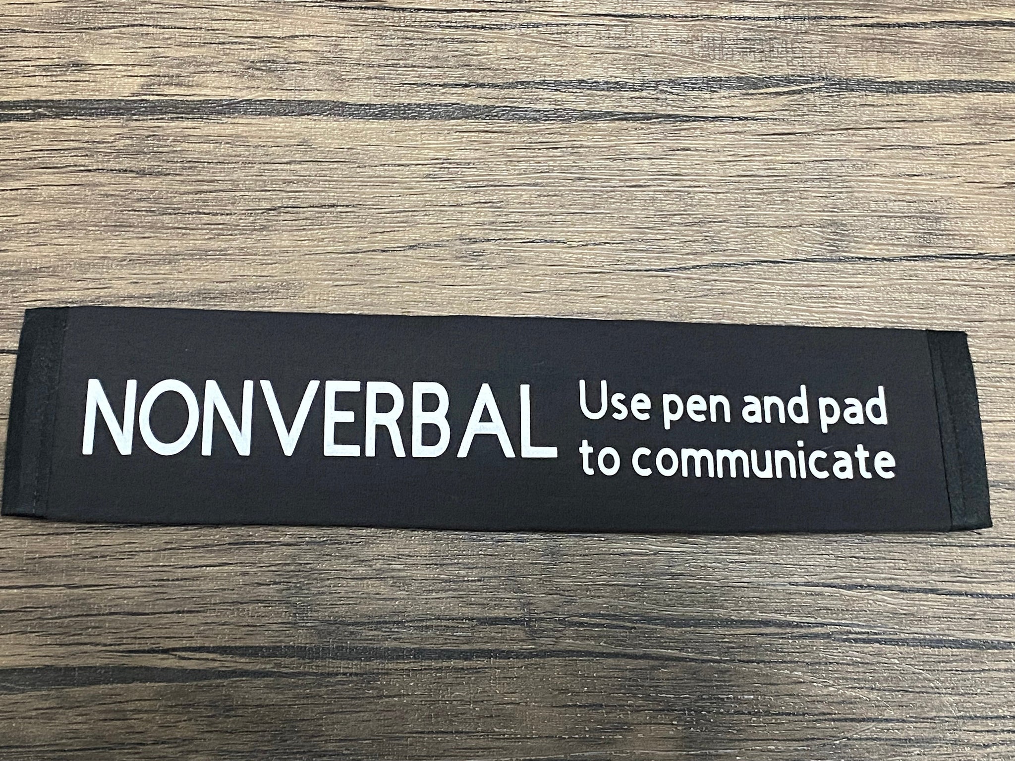 Pullover Pal Awareness Seat Belt Covers (I am NON VERBAL, NONVERBAL Use pen and pad to communicate)