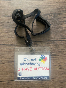 I'm not misbahaving ( I Have Autism) Lanyard