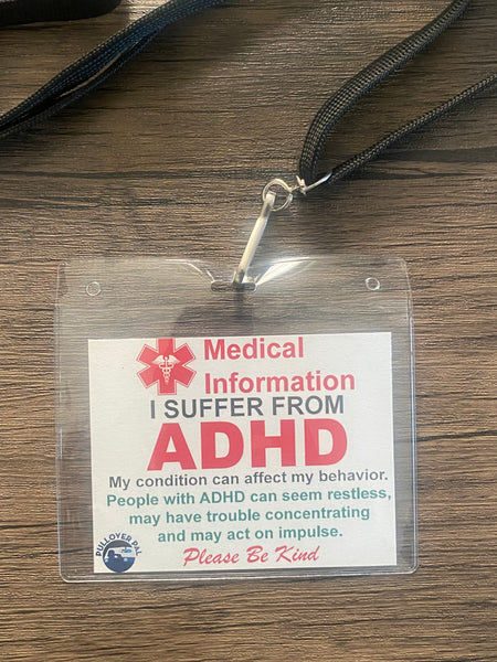I Suffer from ADHD  Lanyard