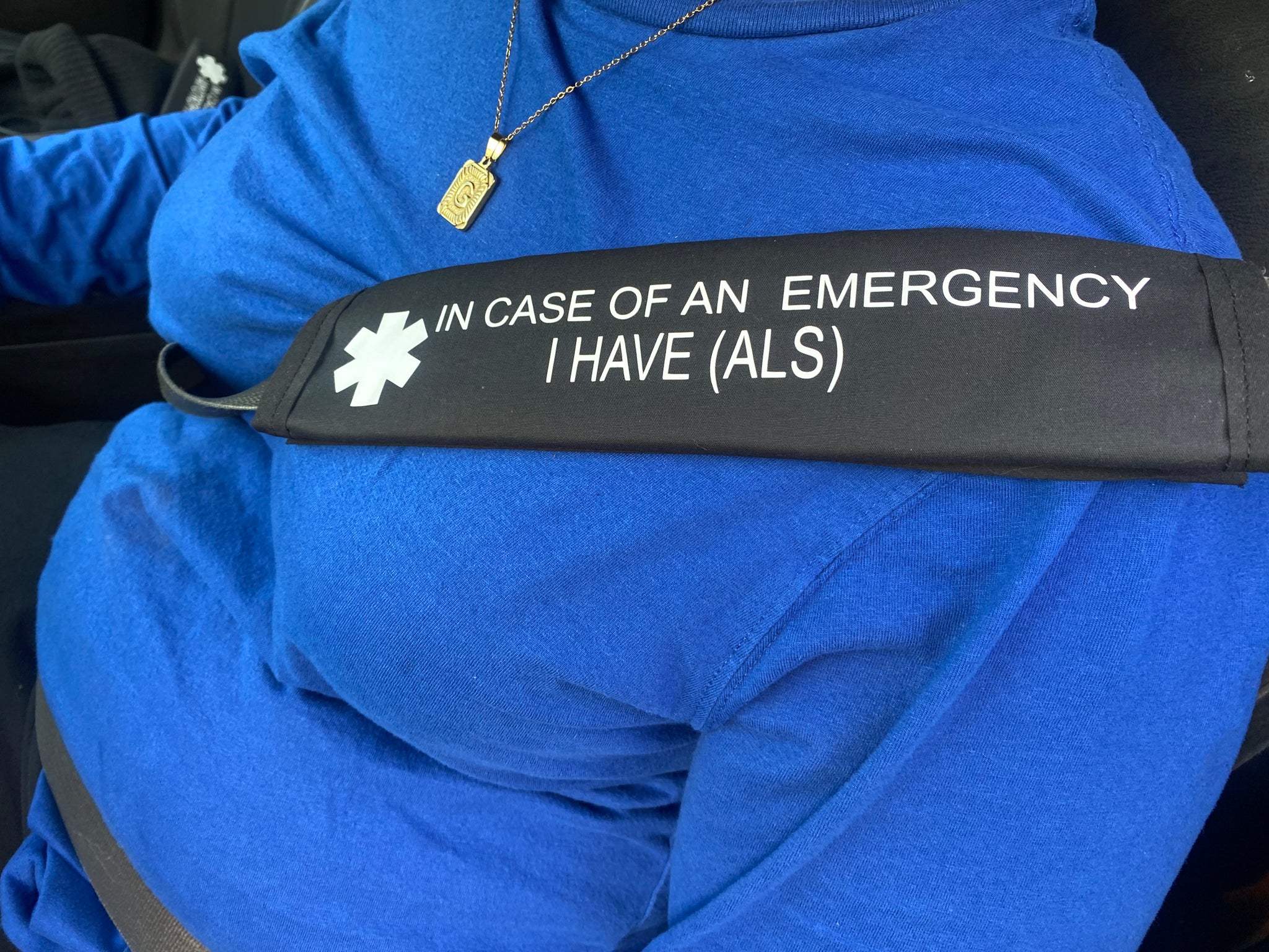 Pullover Pal Awareness Seat Belt Cover (In Case of an emergency) ALS