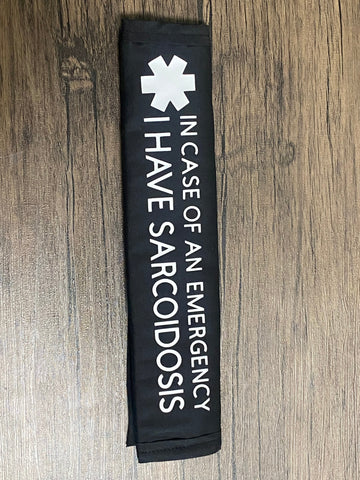 Black Pullover Pal Seat Belt Cover (I HAVE SARCOIDOSIS)