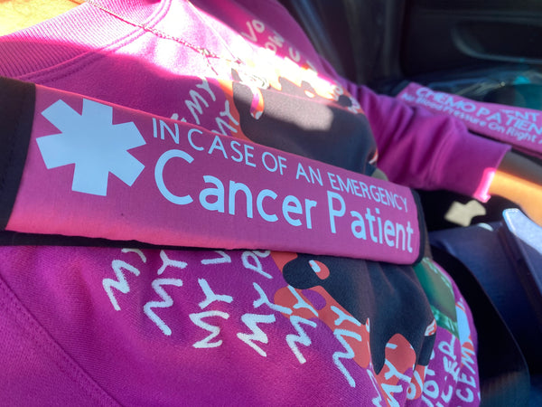 Pullover Pal Seat Belt Cover (Chest port, Cancer,Chemo , Fibromyalgia Patient,Hemophilia,Thrombophilia,Heart Condition, & In Case of Emergency