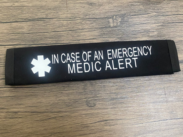 Pullover Pal Awareness Seat Belt Covers (IN CASE OF AN EMERGENCY) AORTIC DISEASE