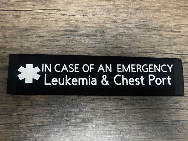 Pullover Pal Seat Belt Cover (Chest port, Cancer,Chemo , Fibromyalgia Patient,Hemophilia,Thrombophilia,Heart Condition, & In Case of Emergency