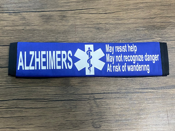 Pullover Pal Seat Belt Cover ( Alzheimers, Dementia, Lewy Body, Vascular, Alzheimer Sclerosis, Frontotemporal)